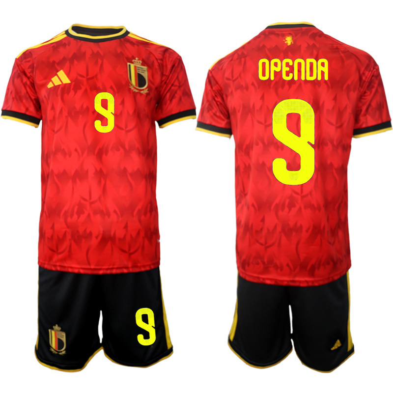 Men Belgium home #13 style 2026 World Cup Soccer jersey